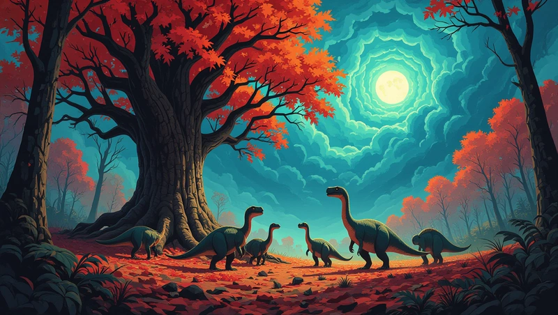 In the heart of a surreal landscape